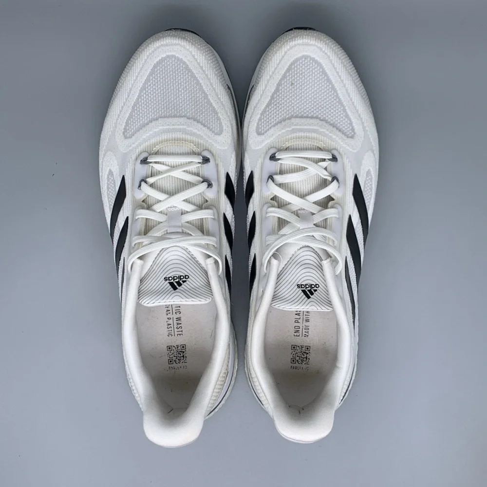 Adidas Supernova + White Running Shoes‎ H04482 Men’s Sz 11